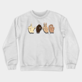 asl love Crewneck Sweatshirt